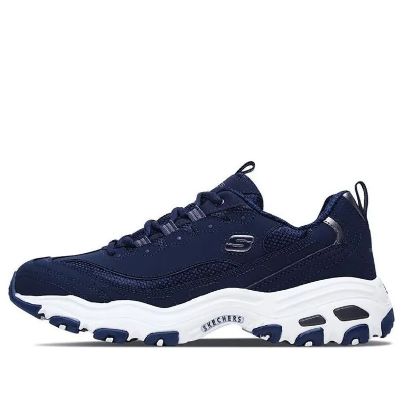 Skechers DLITES Low 'Navy White' 52675-NVY sold by KicksCrew
