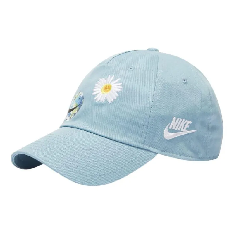(WMNS) Nike Sportswear Heritage86 Smile Floral Hat Cap 'Blue' DR2945-494 sold by KicksCrew
