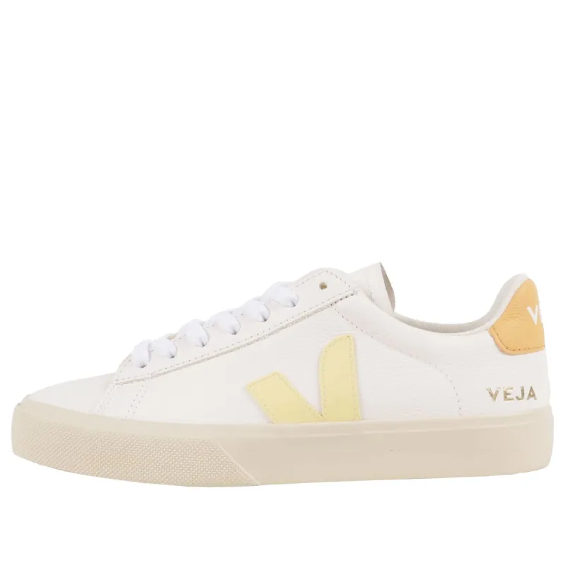 Veja Campo Chromefree Lace-Up Sneakers 'White Yellow Oragne' CP0503140 sold by KicksCrew
