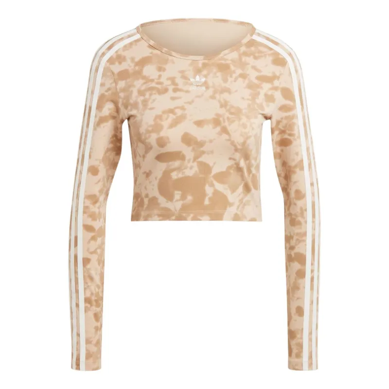 (WMNS) adidas 3-Stripes Crop Top 'Magic Beige' IY0780 sold by KicksCrew