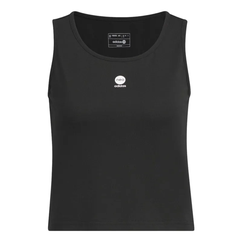 (WMNS) adidas Neo Essentials Tank 'Black' IA5022 sold by KicksCrew