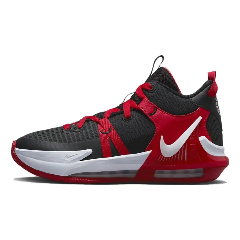(GS) Nike LeBron Witness Basketball Shoes 'Black University Red White' DQ8650-005 sold by KicksCrew