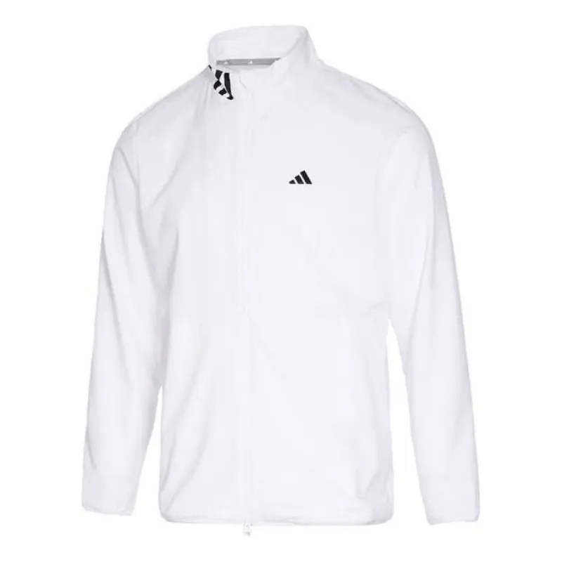 adidas Core Long Sleeve Jacket 'White' IA2712 sold by KicksCrew