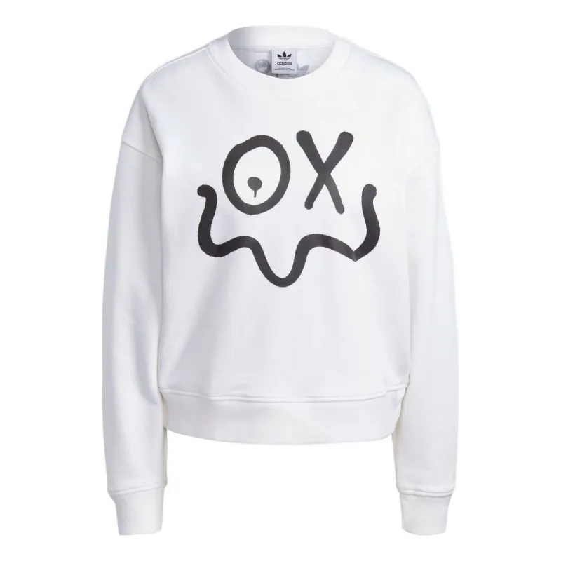 (WMNS) adidas Originals x André Saraiva Sweatshirt 'White' HY4268 sold by KicksCrew