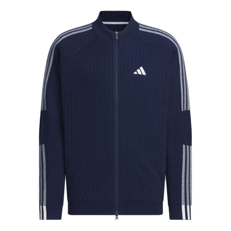 adidas 3-Stripes Windproof Long Sleeve Lining Jacket 'Blue' HY0956 sold by KicksCrew