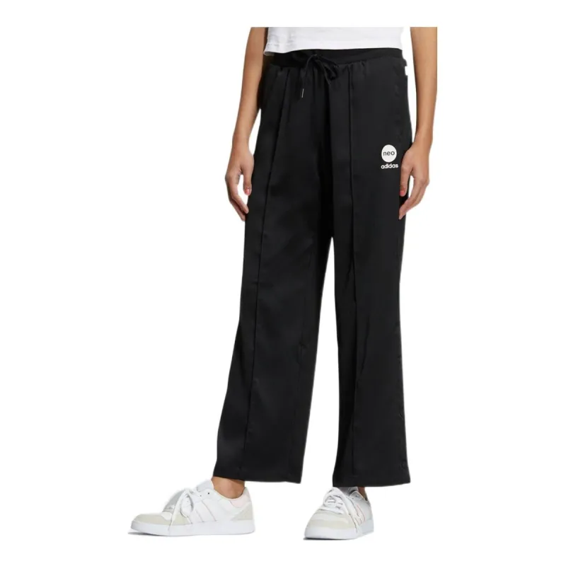 (WMNS) adidas Neo Basketball Pants 'Black' HN0011 sold by KicksCrew