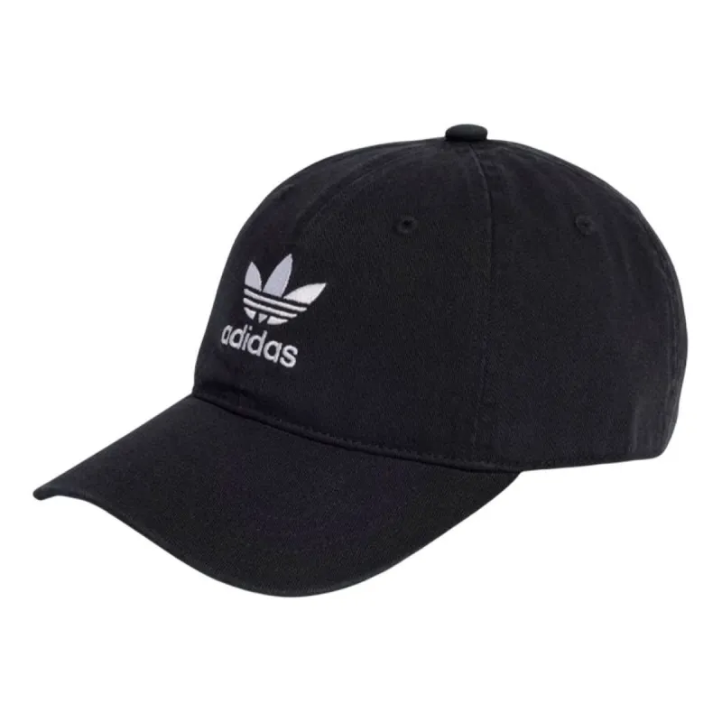 adidas Adicolor Classics Trefoil Stonewashed Baseball Cap 'Black' IB9990 sold by KicksCrew