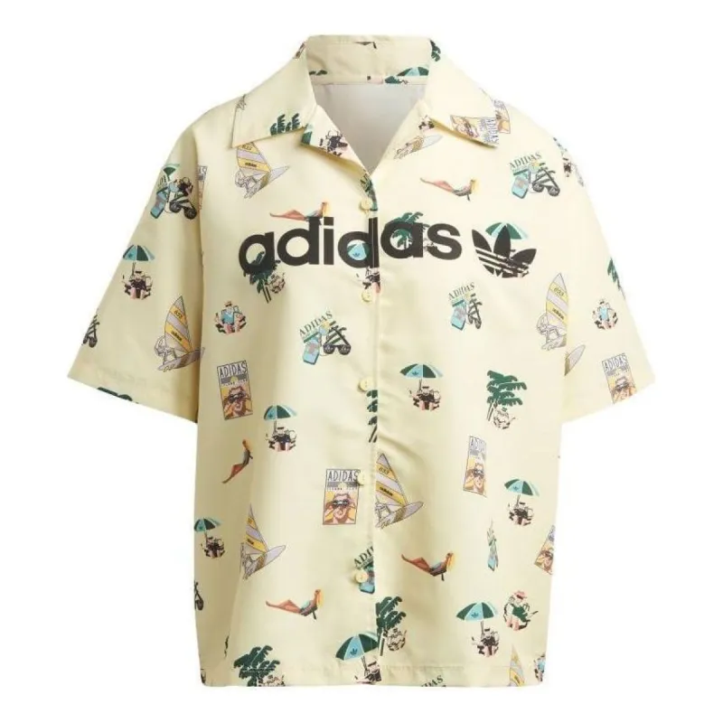 (WMNS) adidas Originals Short Sleeve Graphic Shirt 'Multicolor' IC3072 sold by KicksCrew