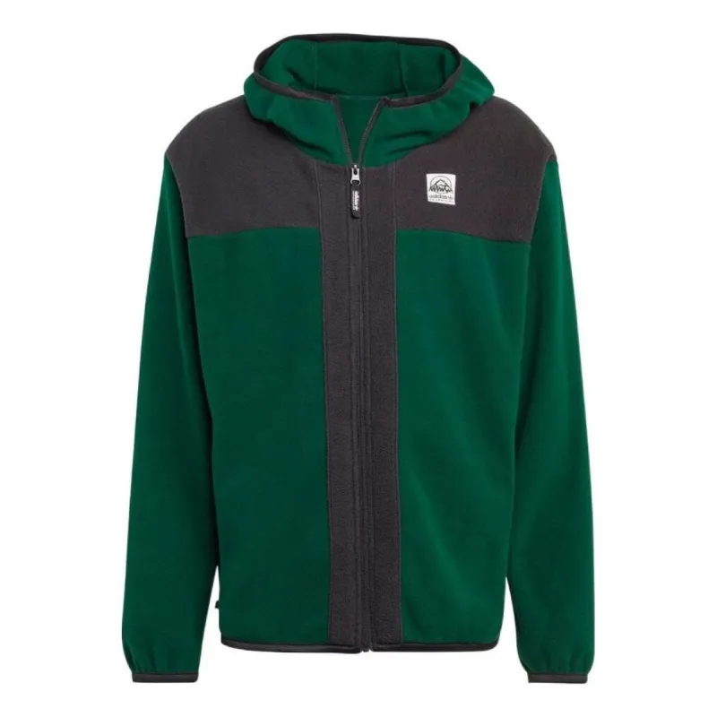 adidas Adventure FC Full Zip Polar Fleece Hoodie 'Green' IC2340 sold by KicksCrew