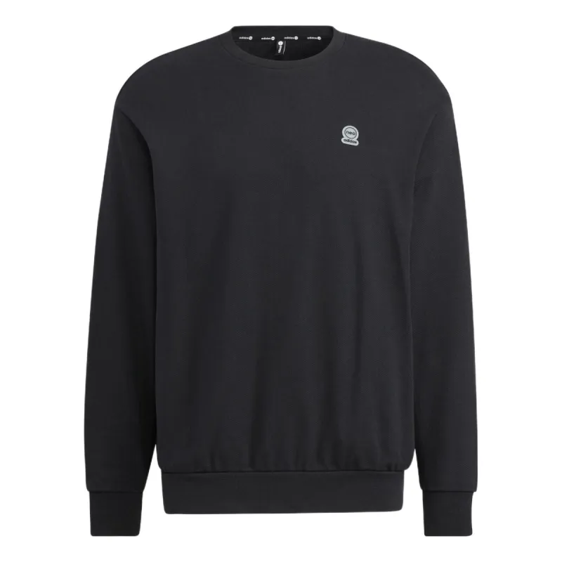 adidas Essentials Sweatshirts 'Black' HN6639 sold by KicksCrew