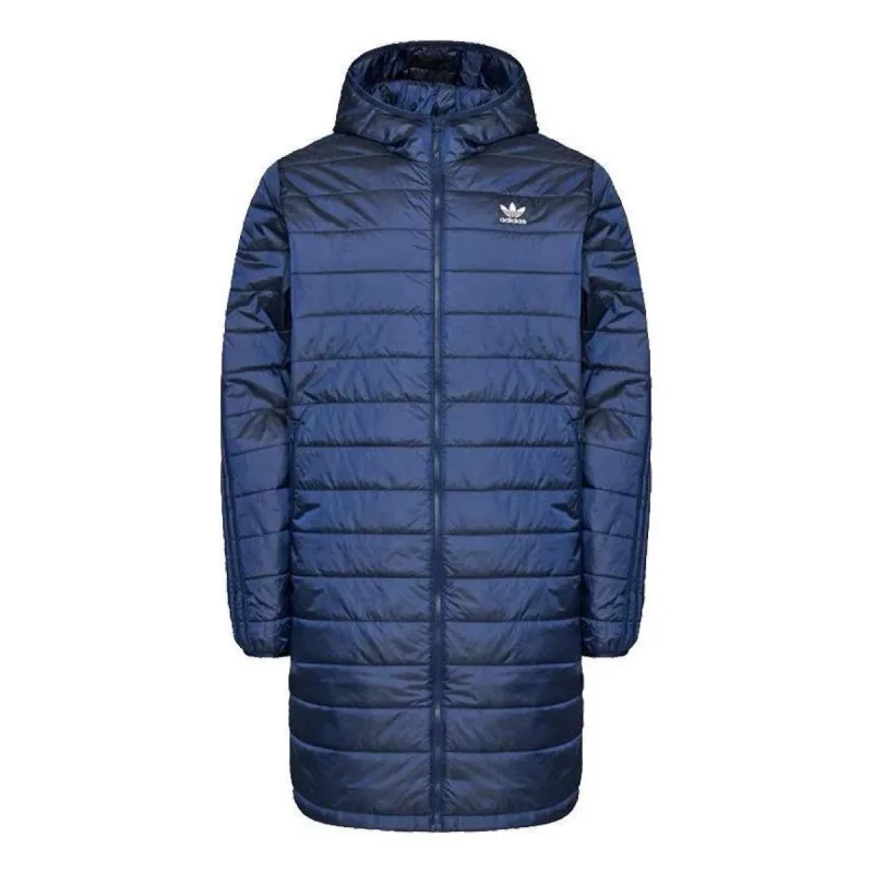 adidas Originals Long Down jacket 'Blue' HM2460 sold by KicksCrew