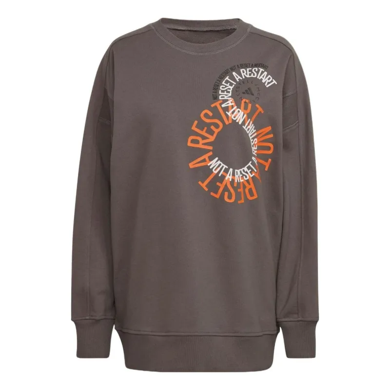 adidas by Stella McCartney Sportswear Sweatshirt 'Grey Brown' IB5889 sold by KicksCrew