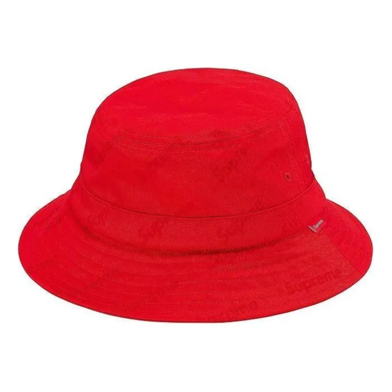 Supreme Jacquard Logos Twill Crusher 'Red' SUP-FW19-185 sold by KicksCrew
