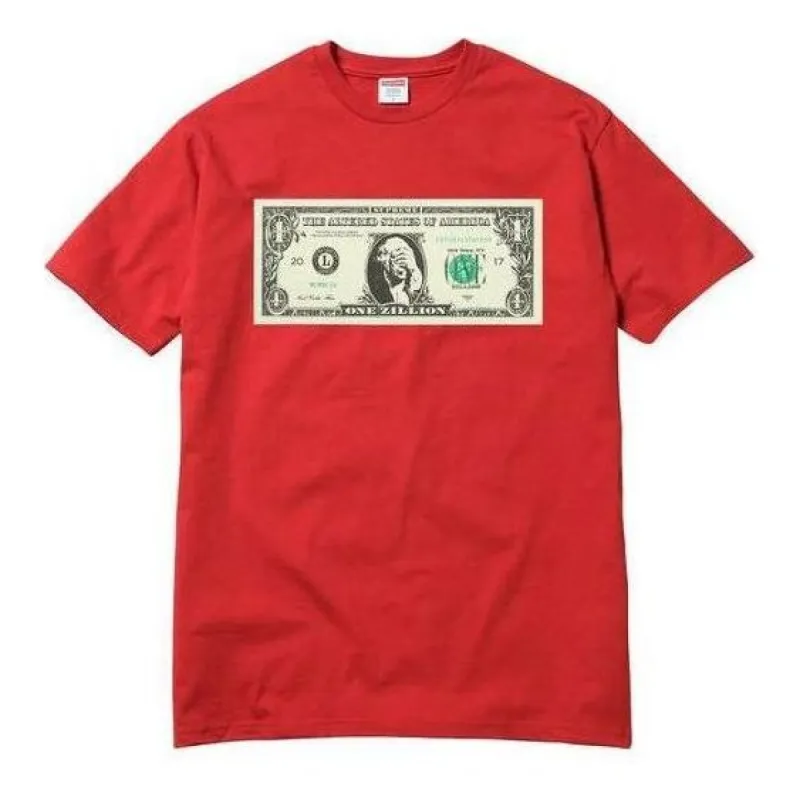 Supreme Dollar Tee 'Red White' SUP-FW17-545 made by Supreme