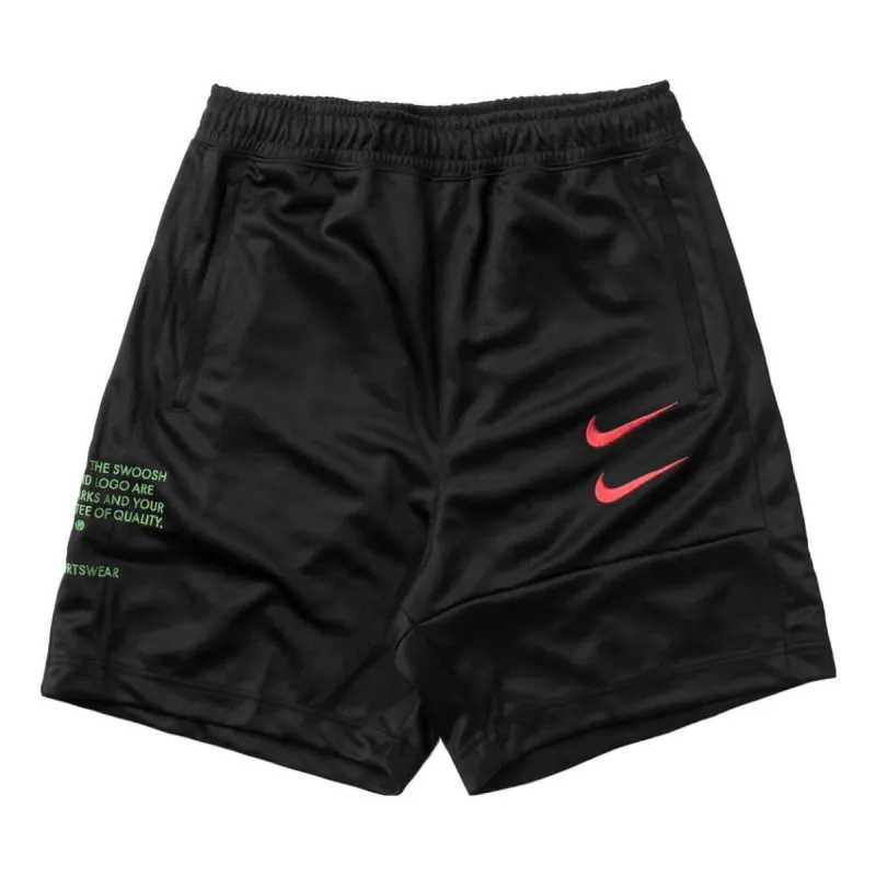 Nike Sportswear Swoosh Shorts 'Black' CU3911-011 sold by KicksCrew