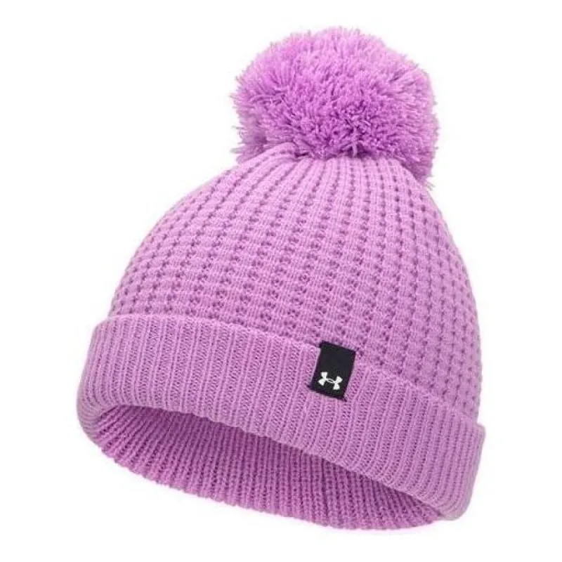 (WMNS) Under Armour Around Town Beanie 'Purple Black' 1299901-568 sold by KicksCrew
