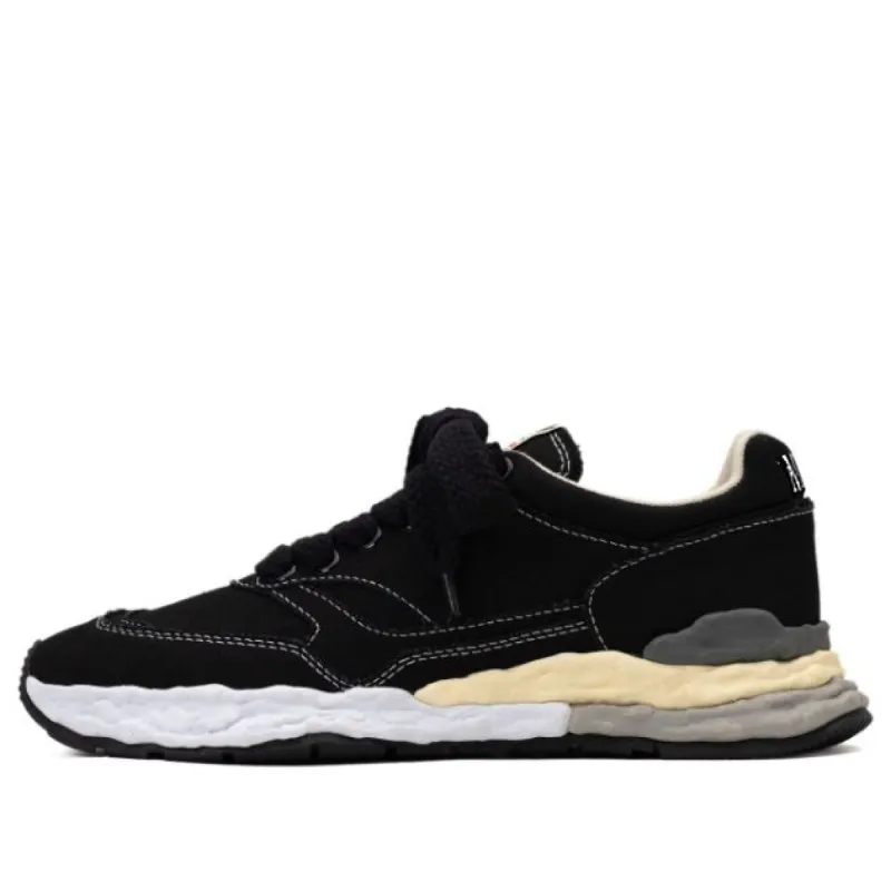 Maison MIHARA YASUHIRO GEORGE OG Sole Canvas Low-top Sneaker 'Black' A10FW703-BLK sold by KicksCrew