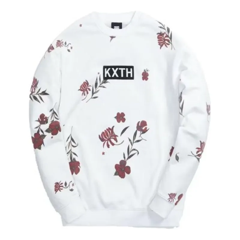 KITH Summer Floral Crewneck 'White' KH2703-101 sold by KicksCrew