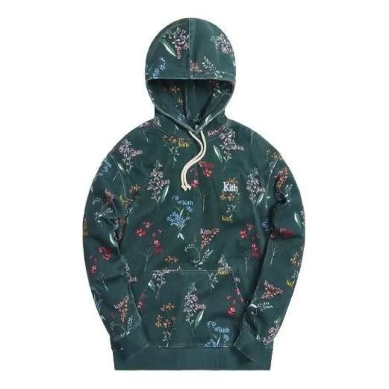 KITH Botanical Floral Williams III Hoodie 'Stadium' KH2624-302 sold by KicksCrew
