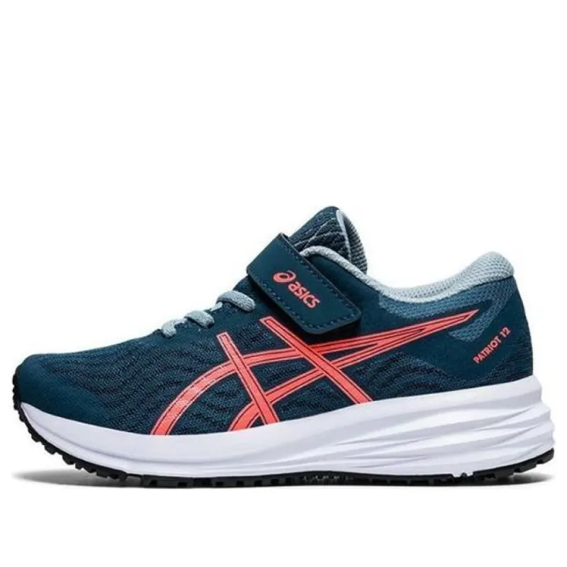 (PS) ASICS Patriot 12 'Magnetic Blue Sunrise Red' 1014A138-400 sold by KicksCrew