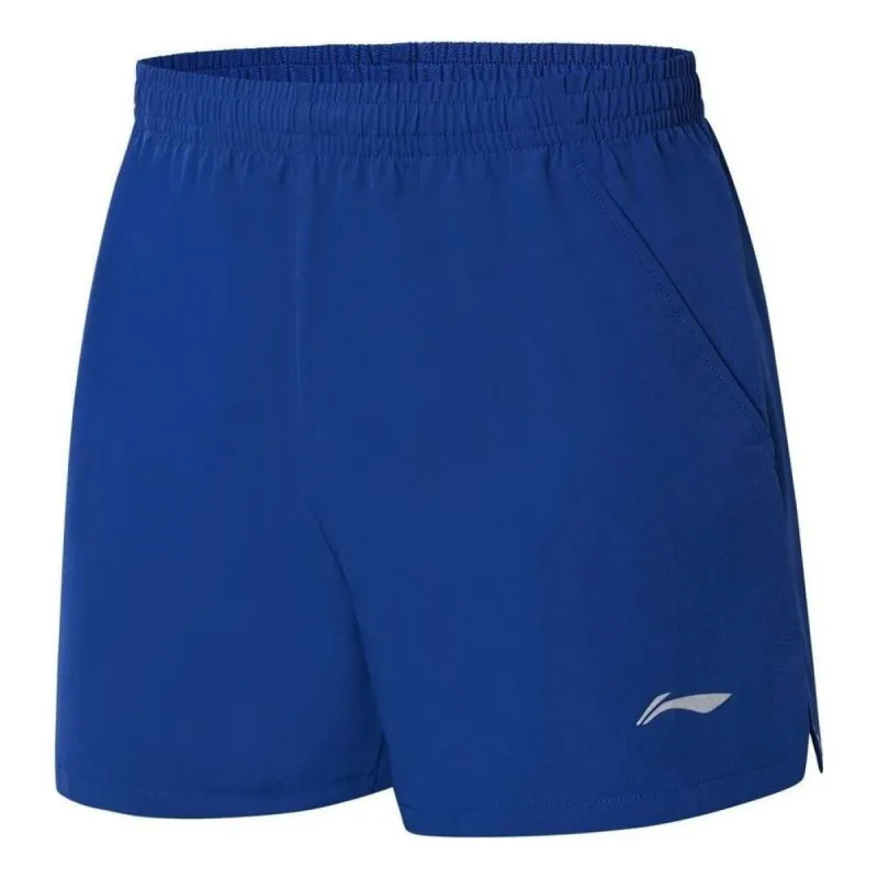 Li-Ning Table Tennis Elite Shorts 'Blue' AAPT025-1 sold by KicksCrew