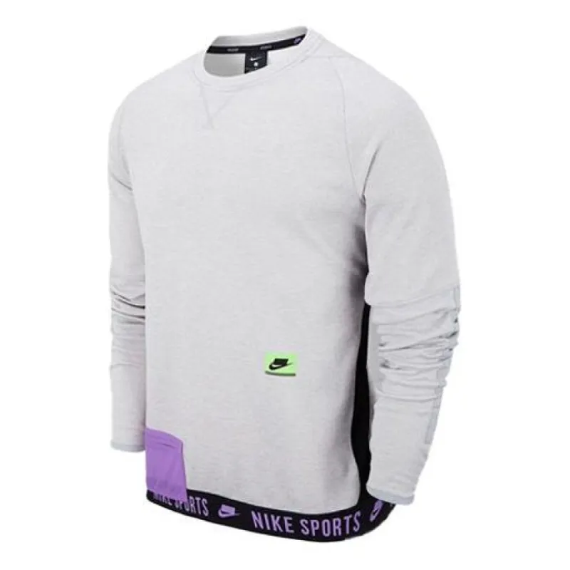 Nike Therma NSP Crew 'Gray' BV3300-050 sold by KicksCrew