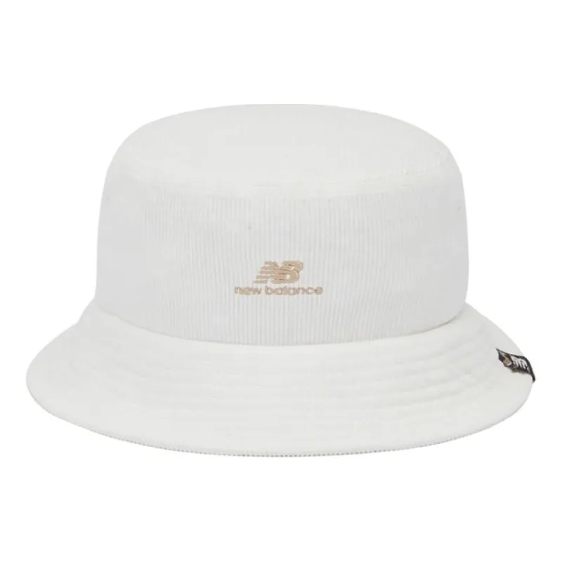 New Balance NB Logo Corduroy Bucket Hat 'White' LAH21005-RSI sold by KicksCrew