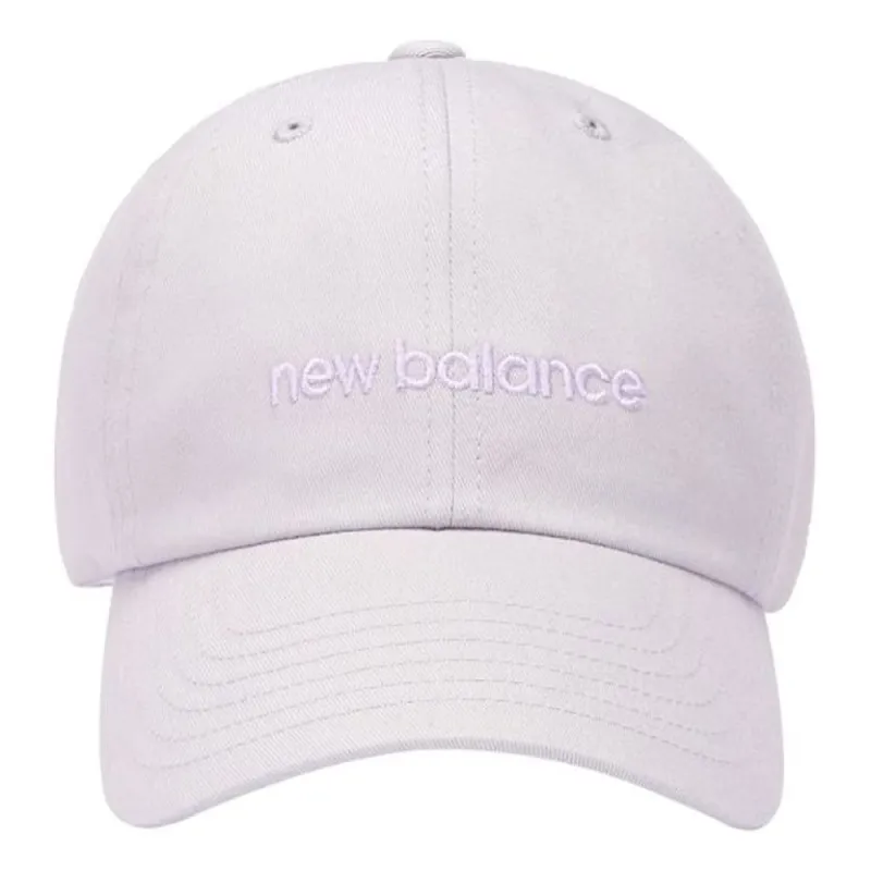 New Balance Embroidery Wordmark Logo Hat 'Light Purple' LAH21003-LIA sold by KicksCrew