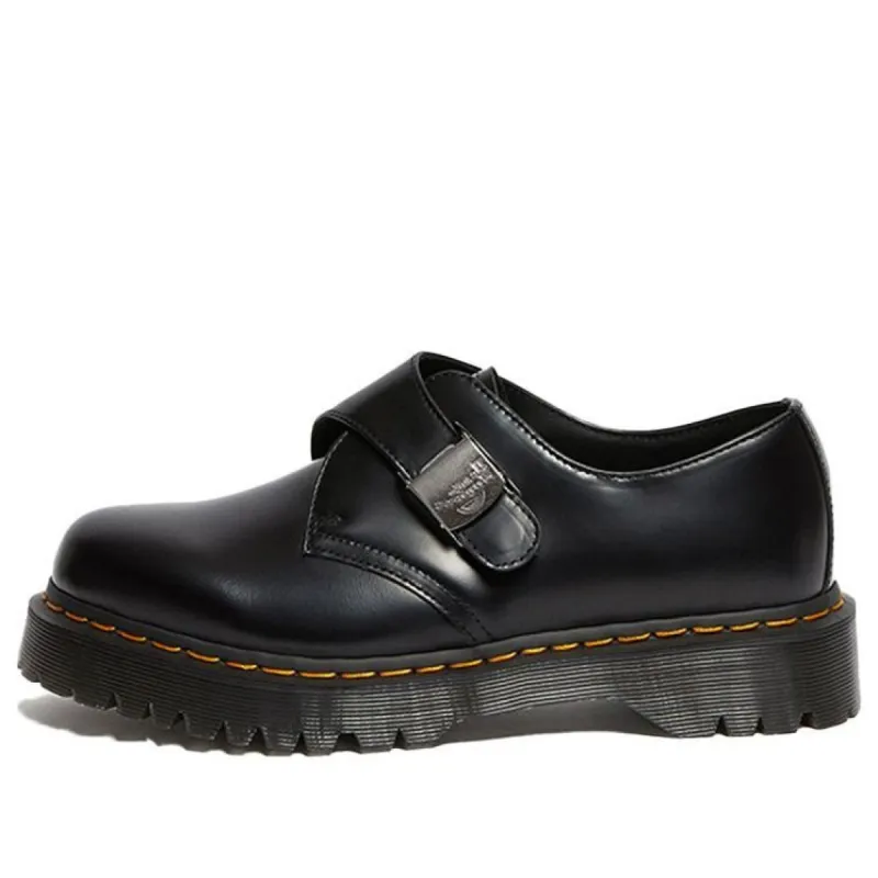 (WMNS) Dr. Martens Fenimore Low Leather 'Polish Smooth - Black' 25751001 sold by KicksCrew