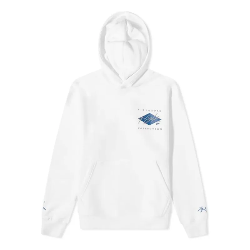 Air Jordan Flight Essential Signature Hoodie 'White' DH9019-100 sold by KicksCrew