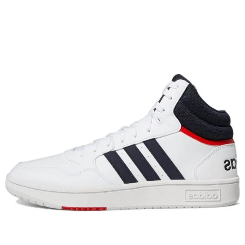 adidas Hoops 3.0 Mid 'White Vivid Red' GY5543 sold by KicksCrew