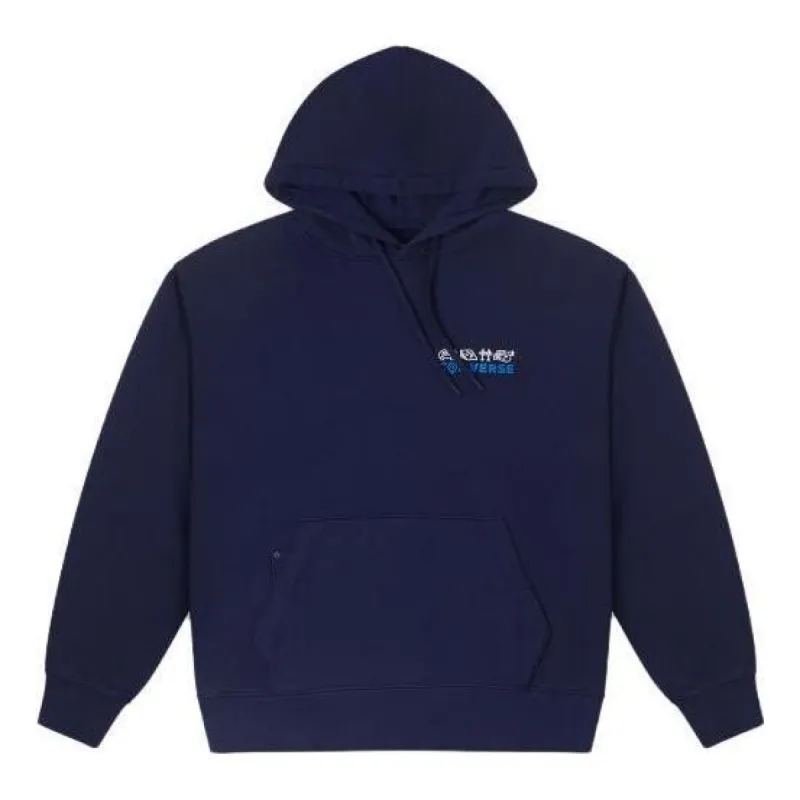 Converse Skate Logo Hoodie 'Blue' 10026551-A03 sold by KicksCrew