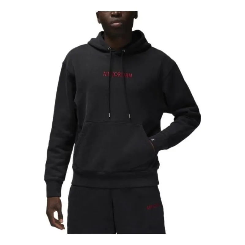 Air Jordan Wordmark Fleece Hoodie 'Black' DV6464-010 sold by KicksCrew