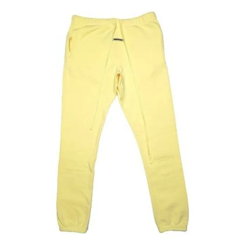 Fear of God Essentials FW19 Logo Sweatpants 'Garden Glove' FOG-FW19-104 sold by KicksCrew