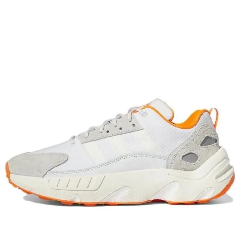 adidas ZX 22 Boost 'Crystal White Solar Orange' GY6695 sold by KicksCrew