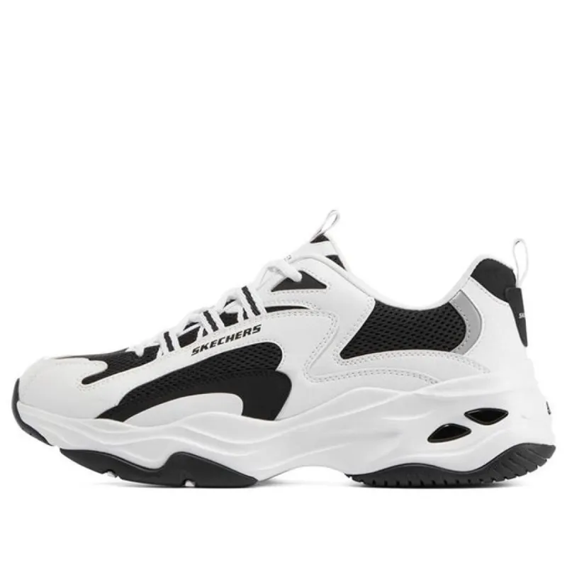 Skechers Dlites 4.0 'White Black' 237408-WBK sold by KicksCrew