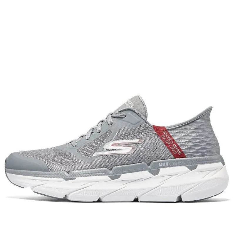 Skechers Go Run Max Cushioning 'Grey Red' 220313-GYRD sold by KicksCrew