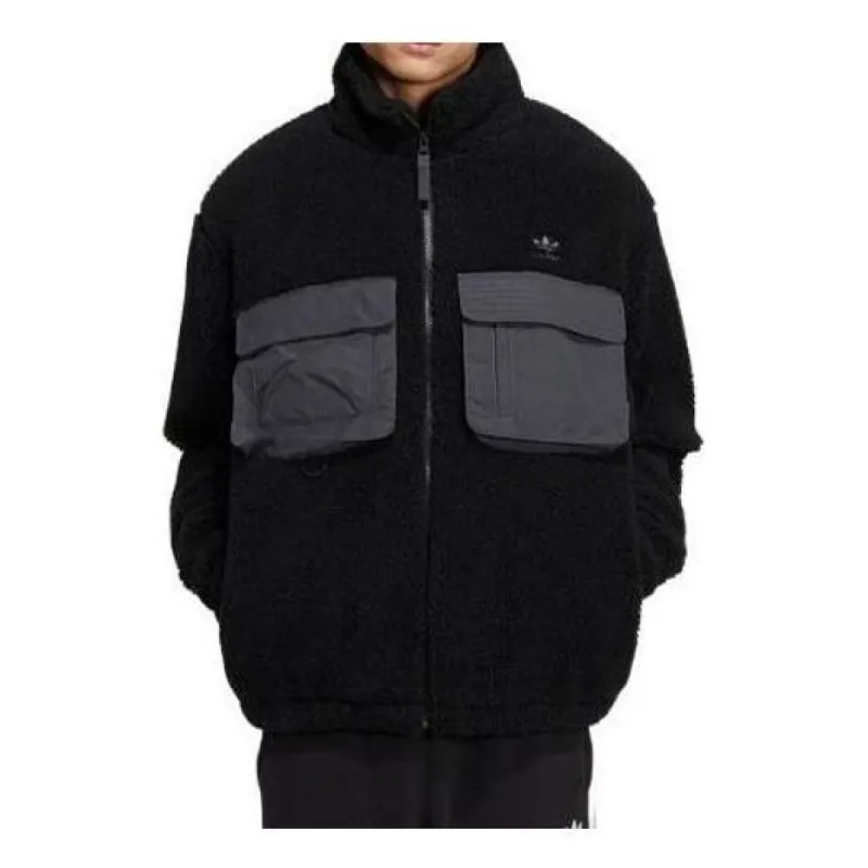 adidas WW Sherpa Jacket 'Black' IC8162 sold by KicksCrew