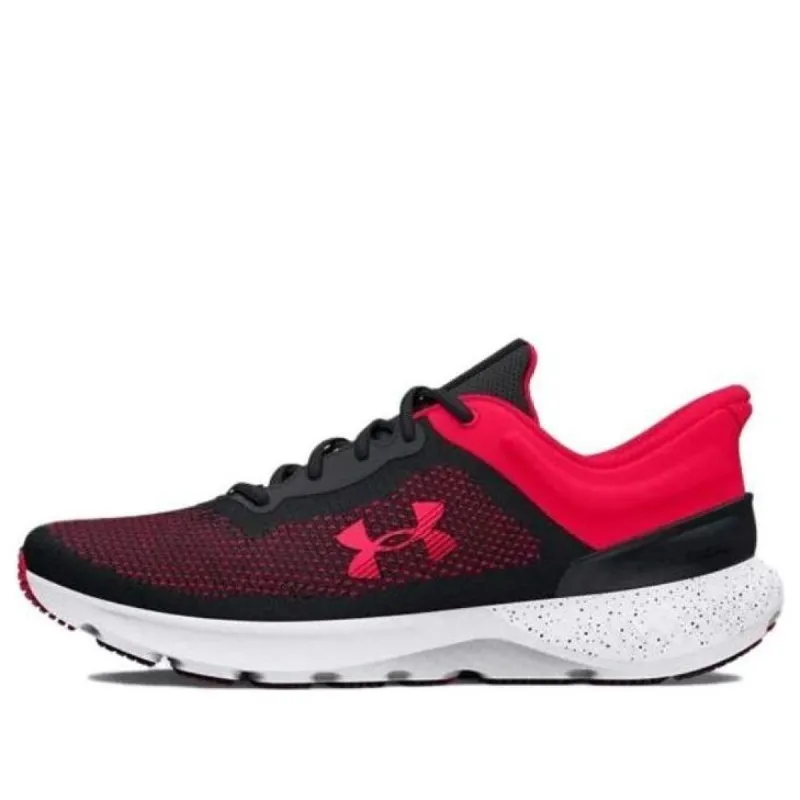 Under Armour Charged Escape 4 Knit Running Sneakers 'Black Red' 3026521-003 sold by KicksCrew