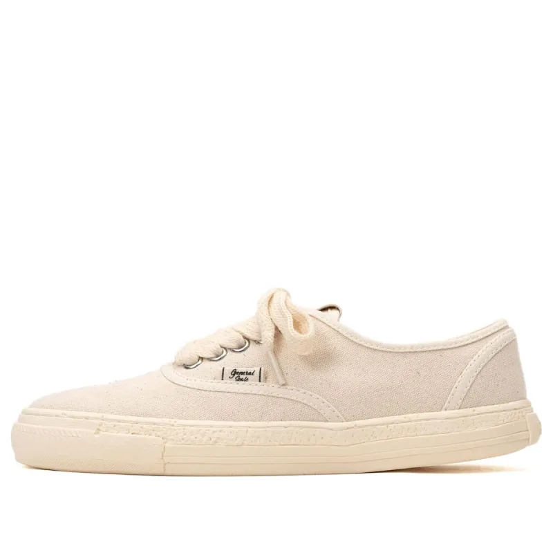 Maison MIHARA YASUHIRO PAST Sole 5 - Hole Canvas Low-top Sneaker 'White' S09FW206-WHT sold by KicksCrew