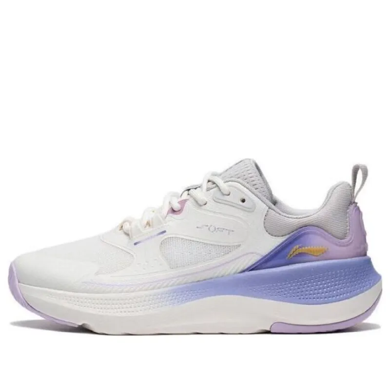 (WMNS) Li-Ning Soft Go 'White Purple' AGLT126-1 sold by KicksCrew