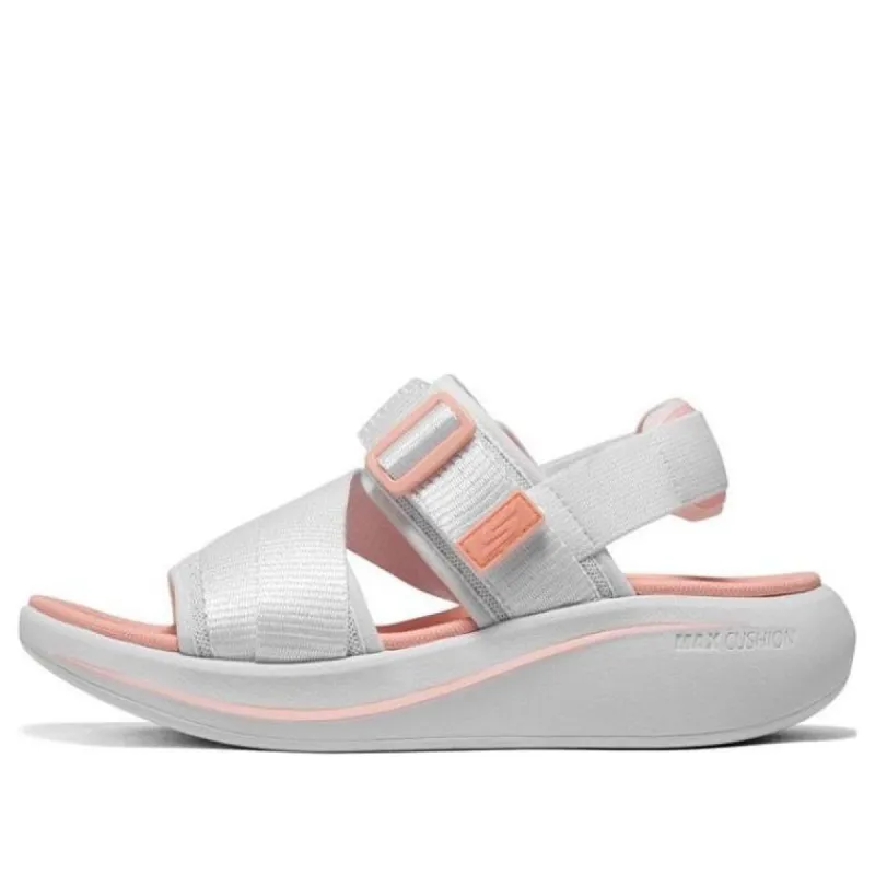 (WMNS) Skechers Max Cushioning Essential Sandal 'Grey Pink' 141603-WMLT sold by KicksCrew