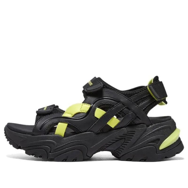 (WMNS) Skechers Stamina V2 'Black Yellow' 119862-BKLM sold by KicksCrew