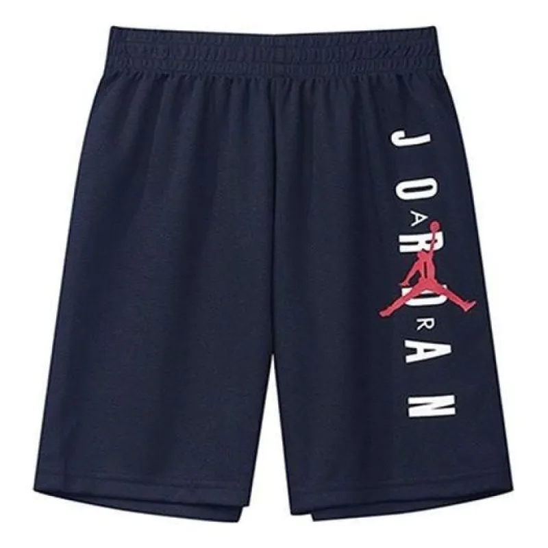 (GS) Air Jordan Essentials Graphic Mesh Shorts 'Black' JD2022080GS-001 sold by KicksCrew