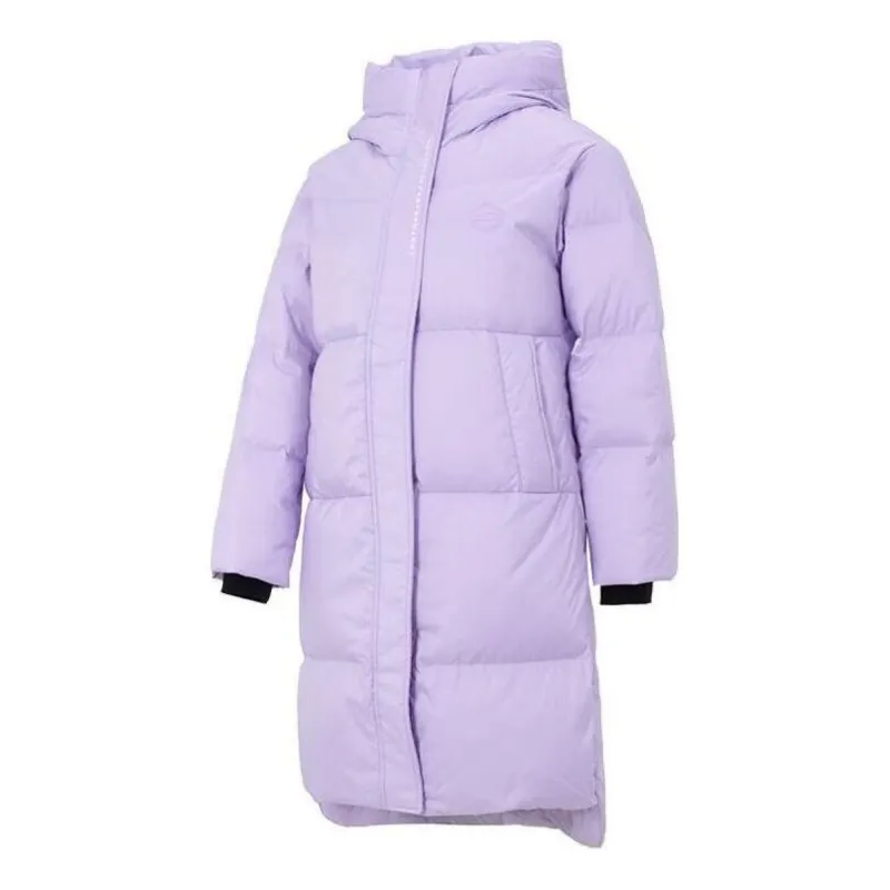 (WMNS) Skechers Casual Long Down Jacket 'Purple' P423W030-010Y sold by KicksCrew