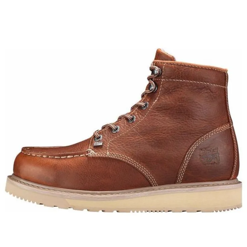 Timberland Barstow 6-Inch Soft Toe Work Boots 'Rust' 89647 sold by KicksCrew