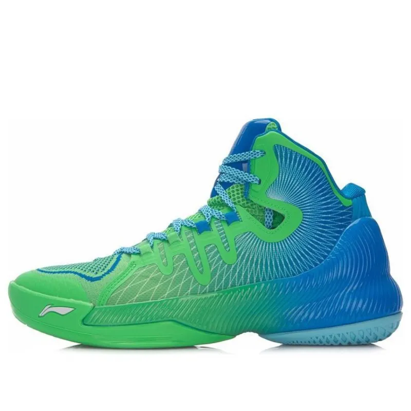 Li-Ning Shadow Walker 'Neon Green Blue' ABAM007-4 sold by KicksCrew