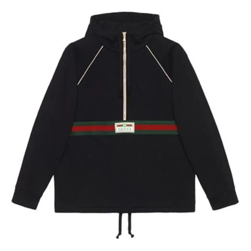 Gucci Cotton Jersey Hooded Sweatshirt 'Off White' 770839