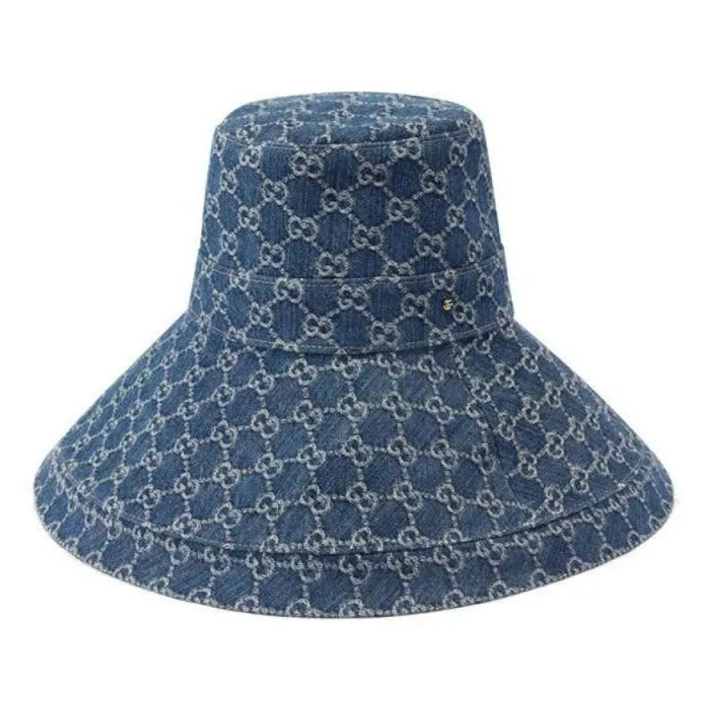 Gucci Eco Washed-Denim Bucket Hat 'Blue' 631958-3HAAH-4900 sold by KicksCrew