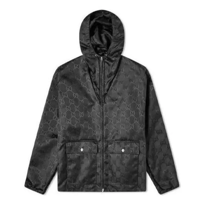 Gucci Off The Grid Hooded Jacket 'Black' 631105-ZAEBN-1000 sold by KicksCrew